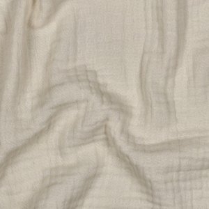Musselin Stoff "Dreilagig GOTS natural"