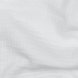 Musselin Stoff "Dreilagig GOTS weiss"