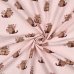 Musselin Stoff "Katzen rosa"