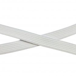 Gummiband "Weiss 1cm"