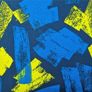 Jersey Stoff "Abstrakt blau"