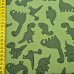 Jersey Stoff "Dinos oliv"