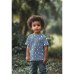 Jersey Stoff "Pinguin jeansblau"