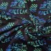 Jersey Stoff "Racecars schwarz/blau"