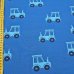 Jersey Stoff "Traktor blau"