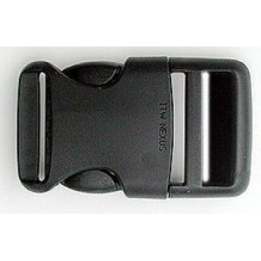 Steckverschluss "Schnalle schwarz 30mm"