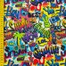Alpenfleece "Sprüche bunt"