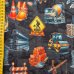 Sweat Stoff "Baustelle schwarz"