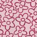 Sweat Stoff "Blumen rosa"