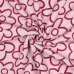 Sweat Stoff "Blumen rosa"