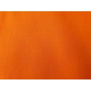 Baumwollstoff "Uni orange fein"