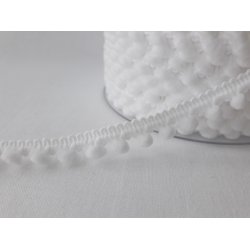 Mini-Pompomborte "Weiss"