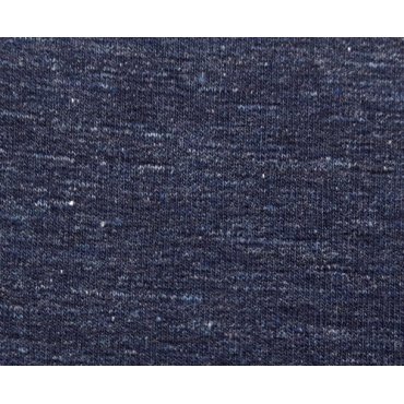 Sommersweat "Uni jeansblau meliert"