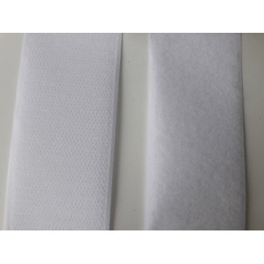 Klettverschluss "weiss 50mm"