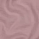 Musselin Stoff "Dreilagig GOTS altrosa"