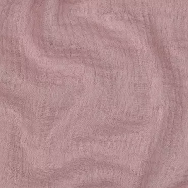 Musselin Stoff "Dreilagig GOTS altrosa"
