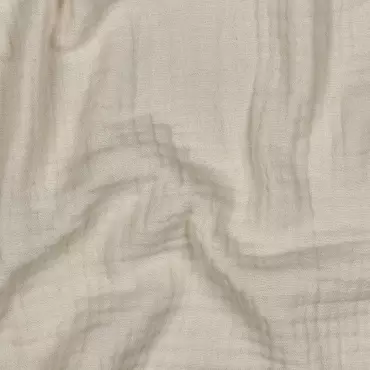 Musselin Stoff "Dreilagig GOTS natural"