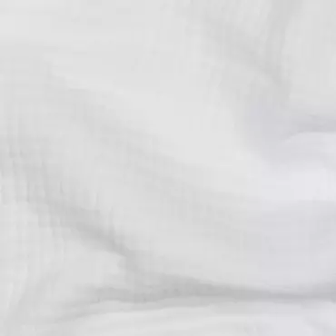 Musselin Stoff "Dreilagig GOTS weiss"