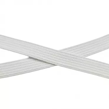 Gummiband "Weiss 1cm"