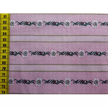 Reststück Jerseystoff "Edelweiss pink" 40cm Fr. 12.-