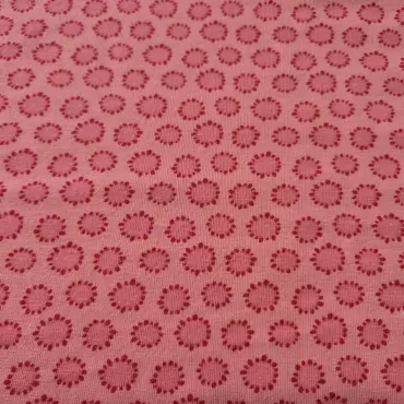 Reststück Jersey Stoff "Flakes pink" 80cm Fr. 9.-