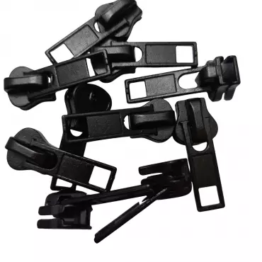 Schieber zu Reissverschluss "Schwarz 5 mm"