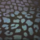 Softshell "Leopardenmuster schwarz/türkis"