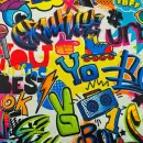 Alpenfleece "Sprüche bunt"