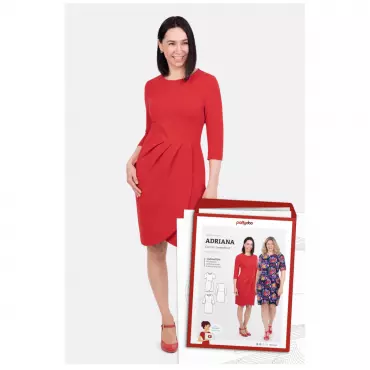 Schnittmuster "Jerseykleid Adriana"