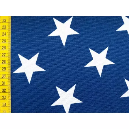 Canvas "Sterne blau/weiss 5cm"