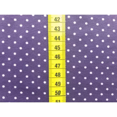 Jerseystoff "Kleine Punkte violett/lila"
