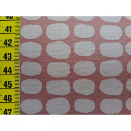 Beschichtete Baumwolle "Tupfen rose"