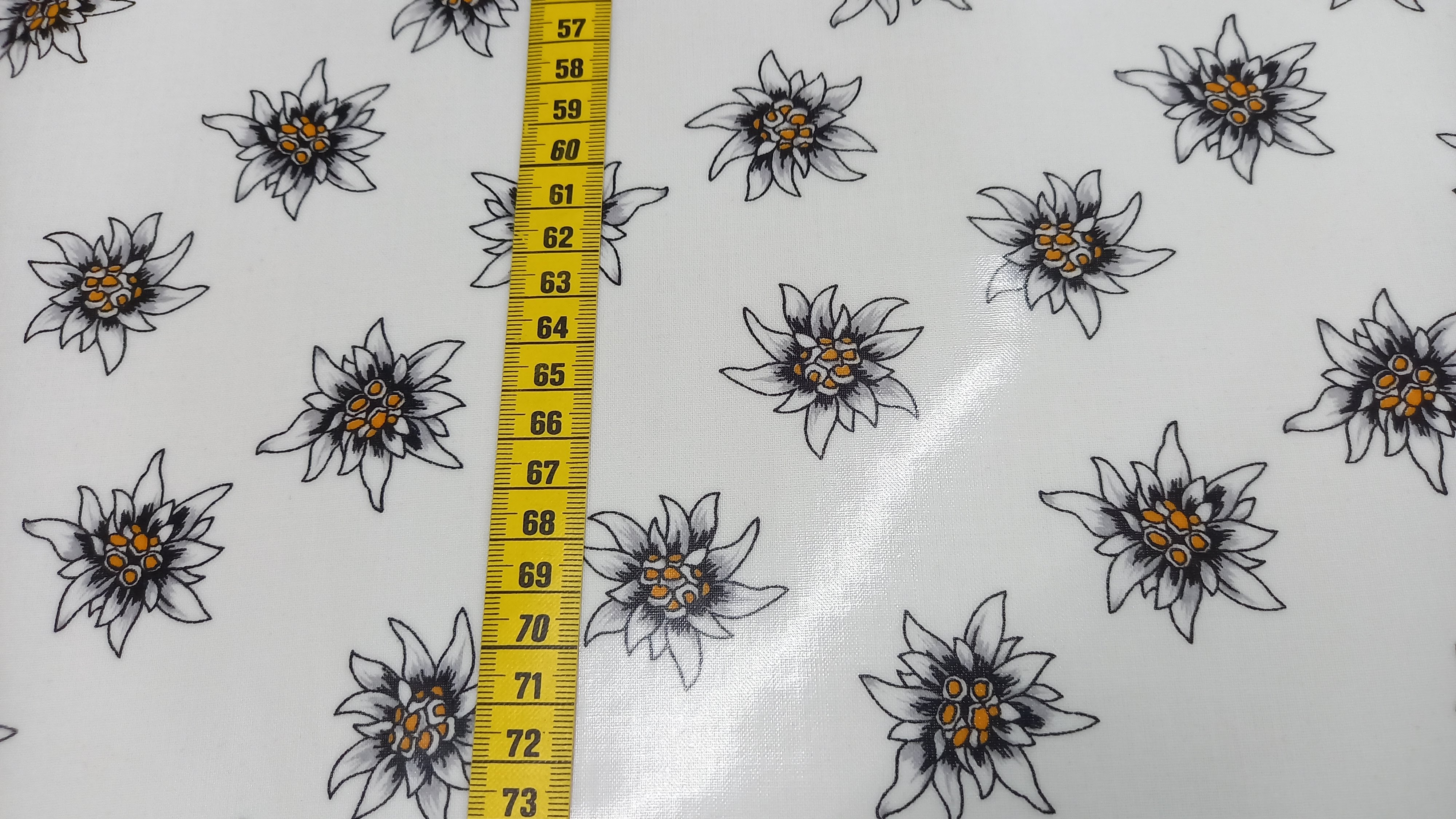 Wachstuch-Stoff 'Edelweiss weiss' kaufen